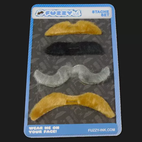 Novelty Mustache Set