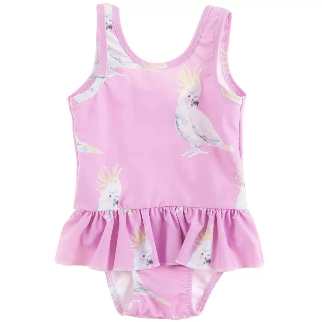 Pink Cockatoo Tutu Swimmers