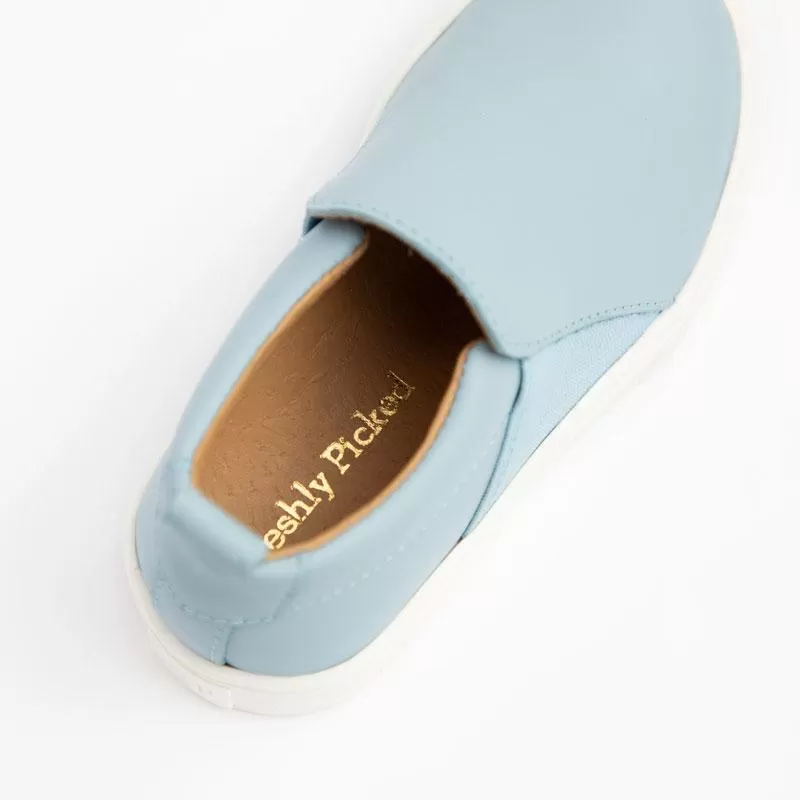 Powder Blue Slip On Sneaker