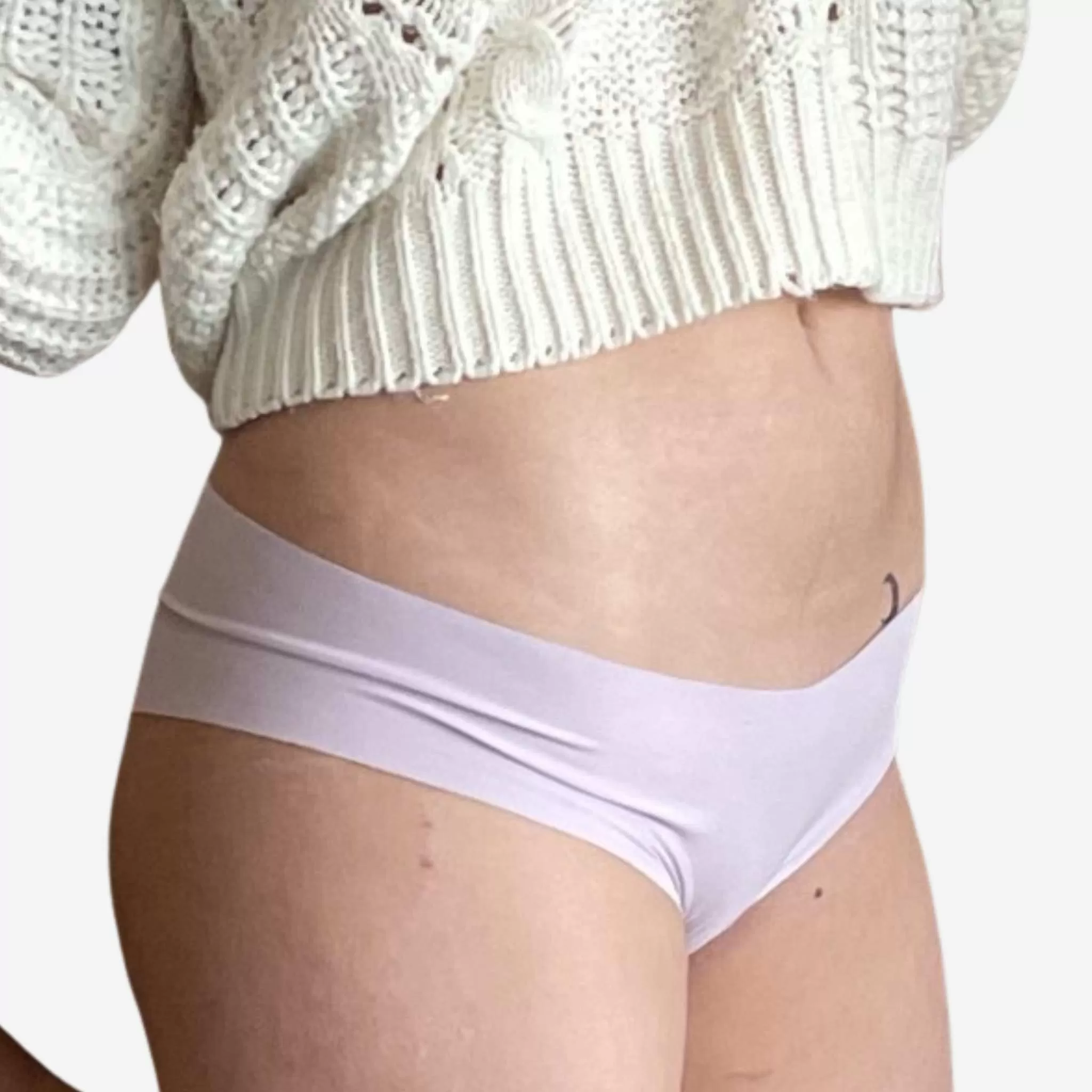 Purple Seamless Hipster Underwear