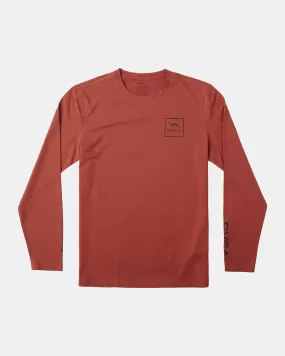 RVCA Long Sleeve Rashguard - Cinnabar