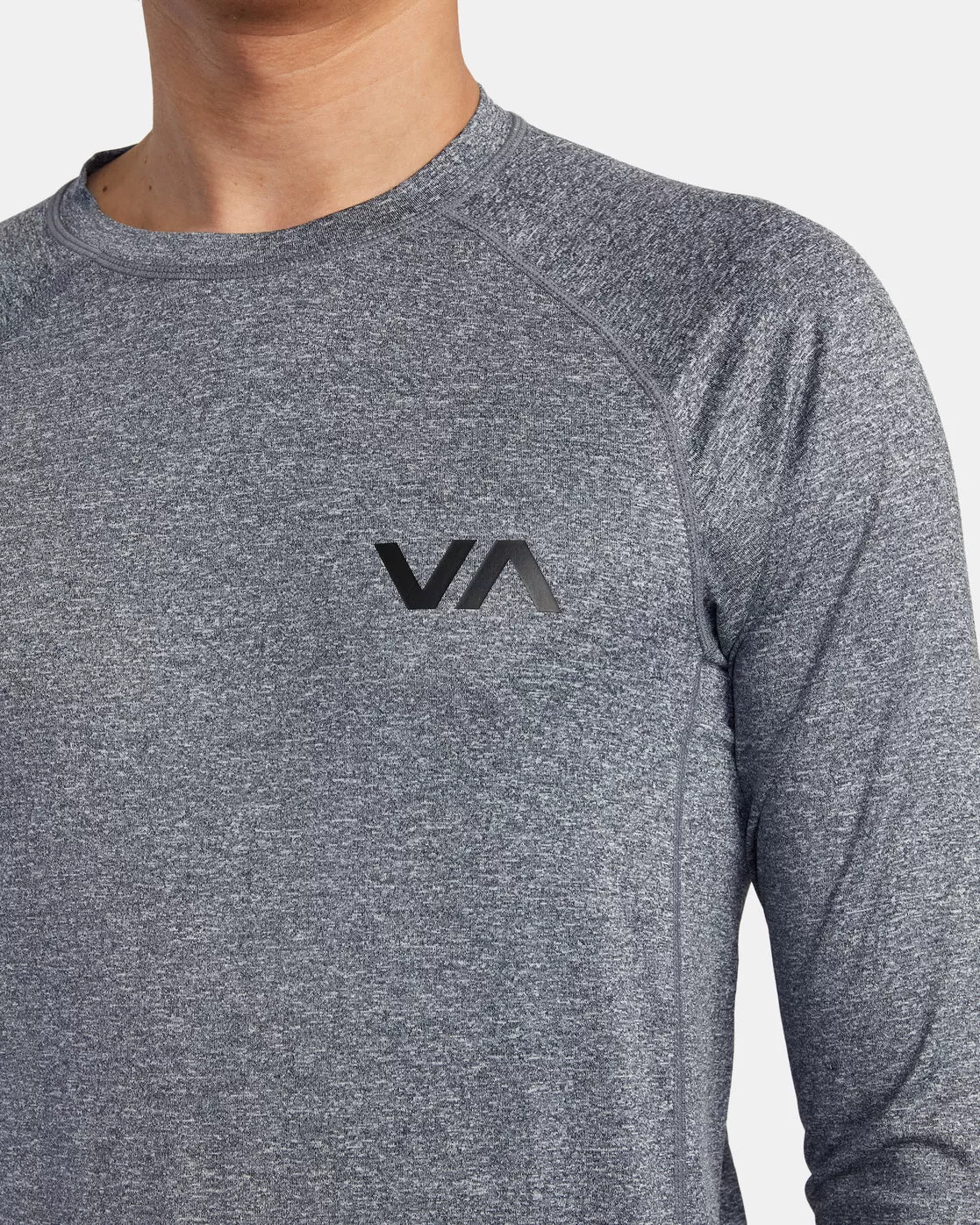 RVCA Long Sleeve Rashguard - Grey Heather