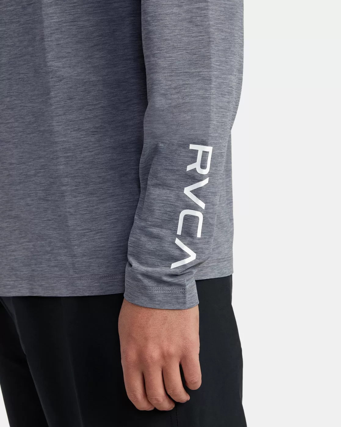 RVCA Long Sleeve Rashguard - Heather Grey