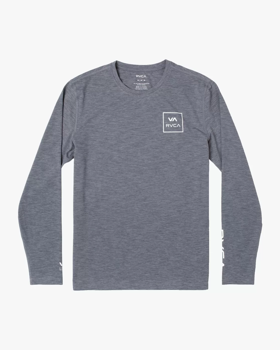 RVCA Long Sleeve Rashguard - Heather Grey