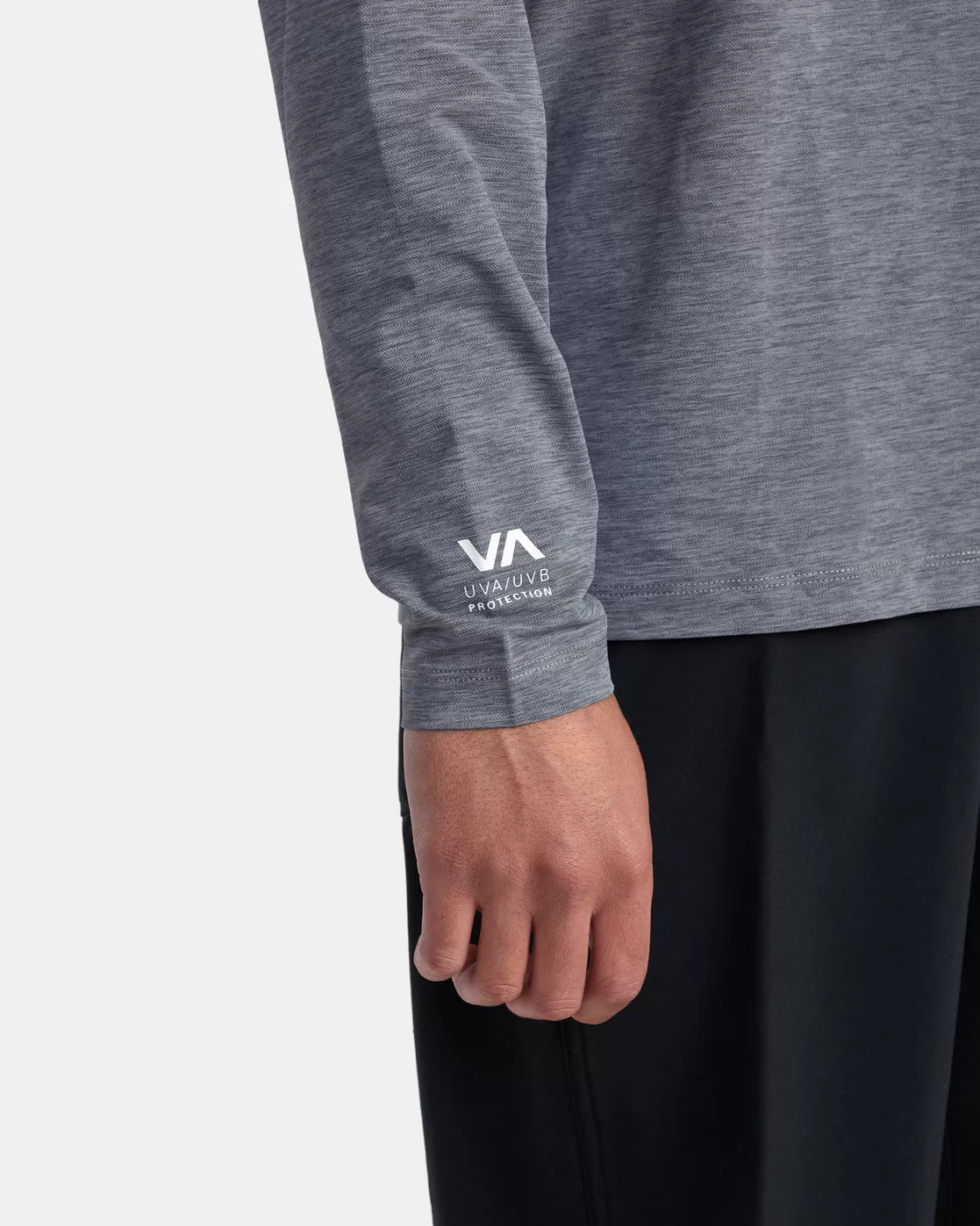 RVCA Long Sleeve Rashguard - Heather Grey