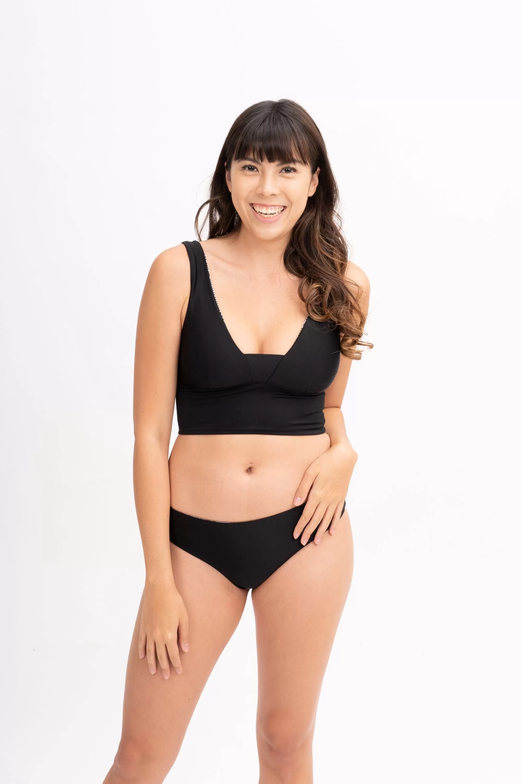 Sipadan Crop Bikini Top - Reversible