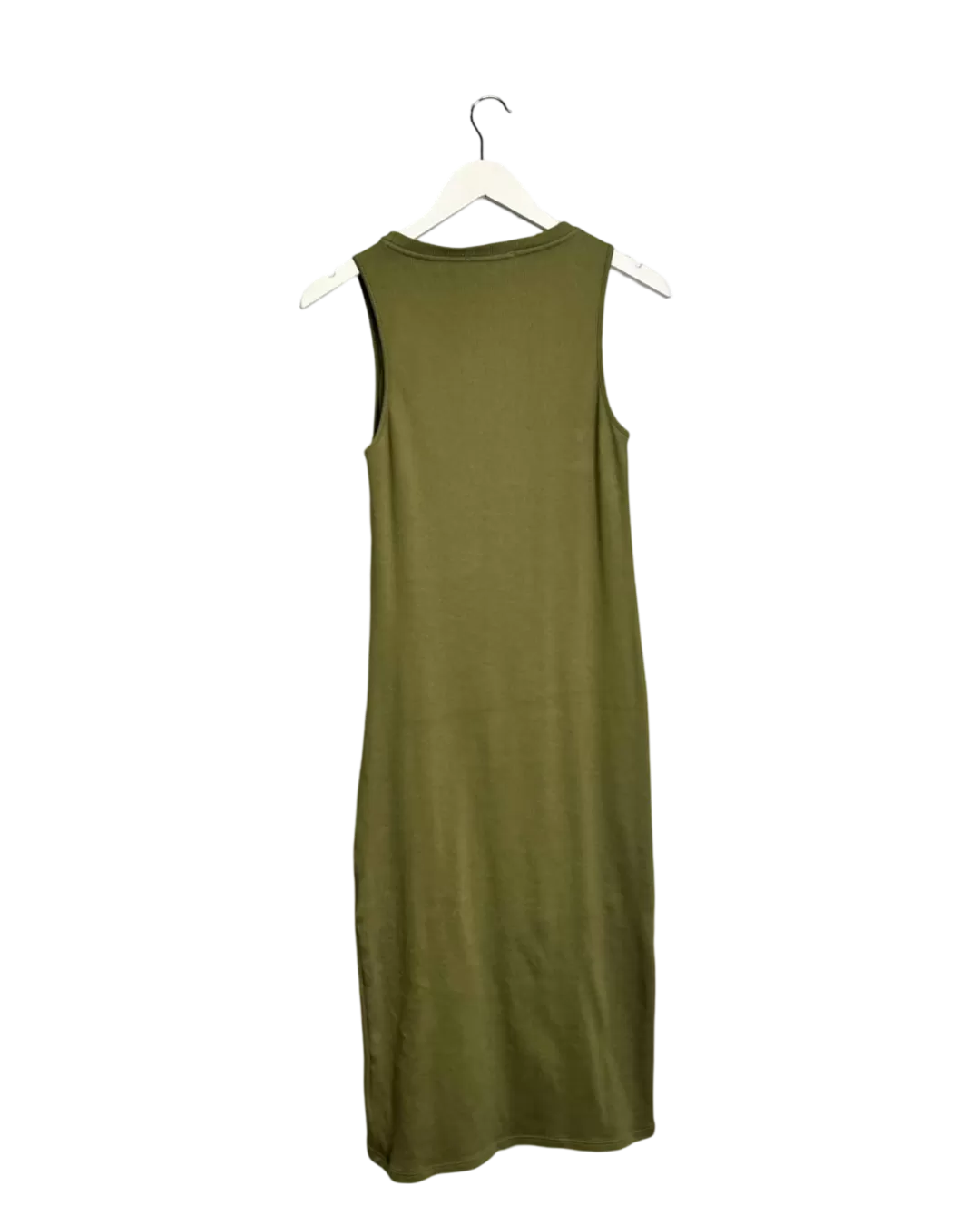 Size 12 - Viktoria & Woods Olive Rib Tank Midi Dress