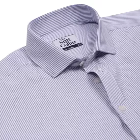 Sky Blue University Stripes Oxford Cotton Shirt