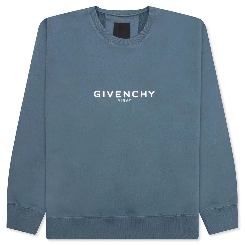 Slim Fit Sweatshirt - Military Blue