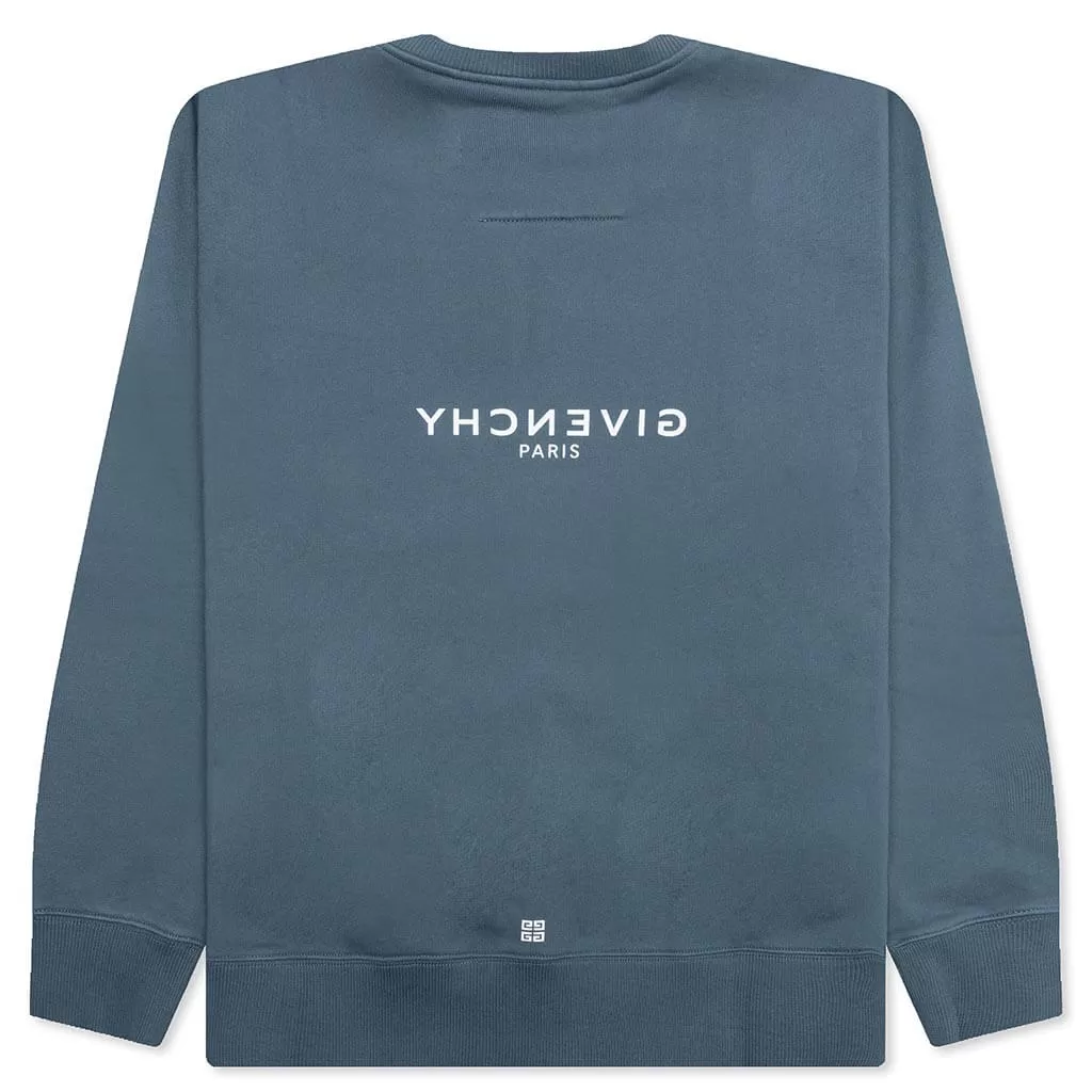 Slim Fit Sweatshirt - Military Blue