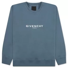 Slim Fit Sweatshirt - Military Blue