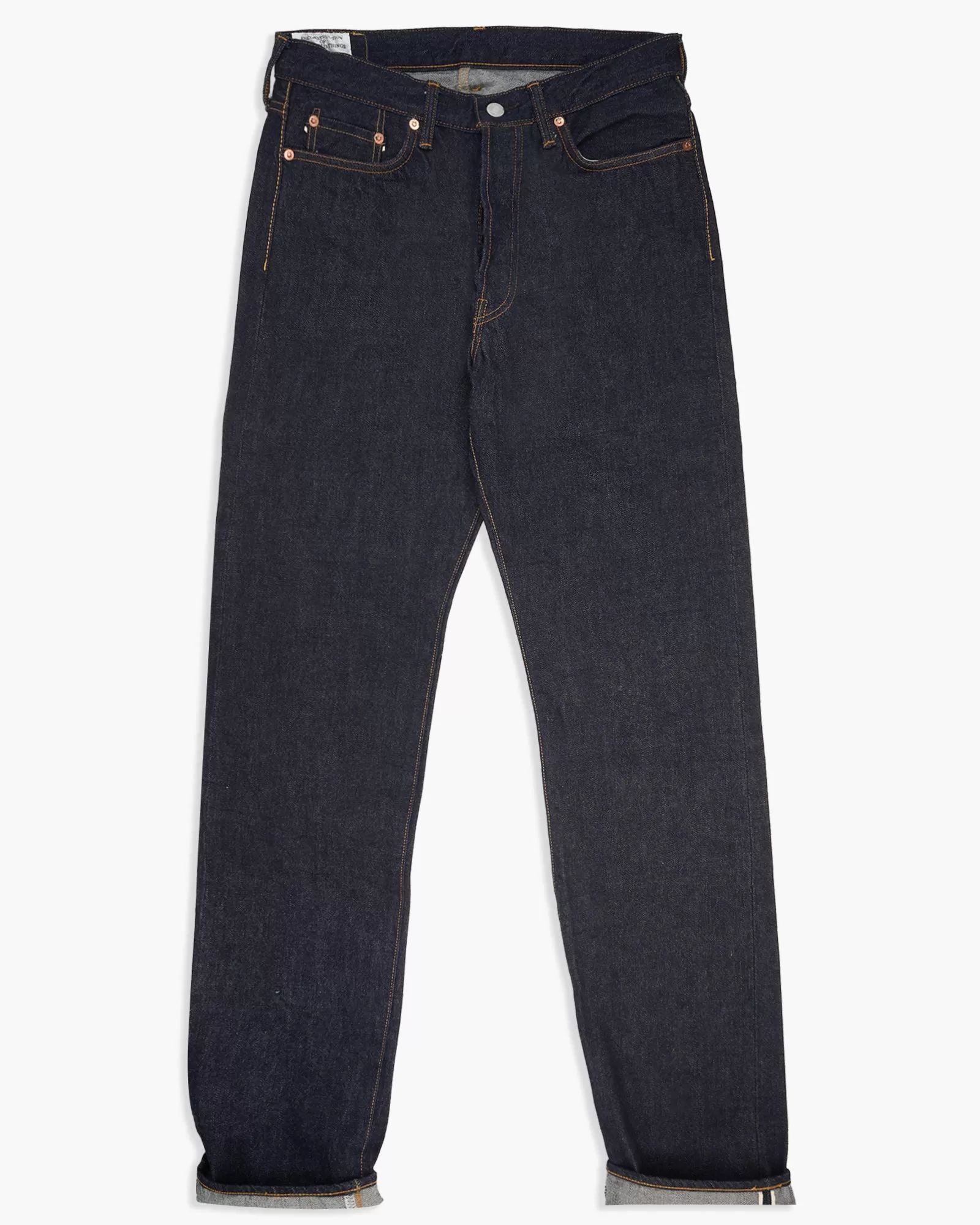 Studio D'Artisan SP-086 45th Anniversary 'Ishikawadai' 13oz Tapered Selvedge Mens Jeans - Indigo Onewash