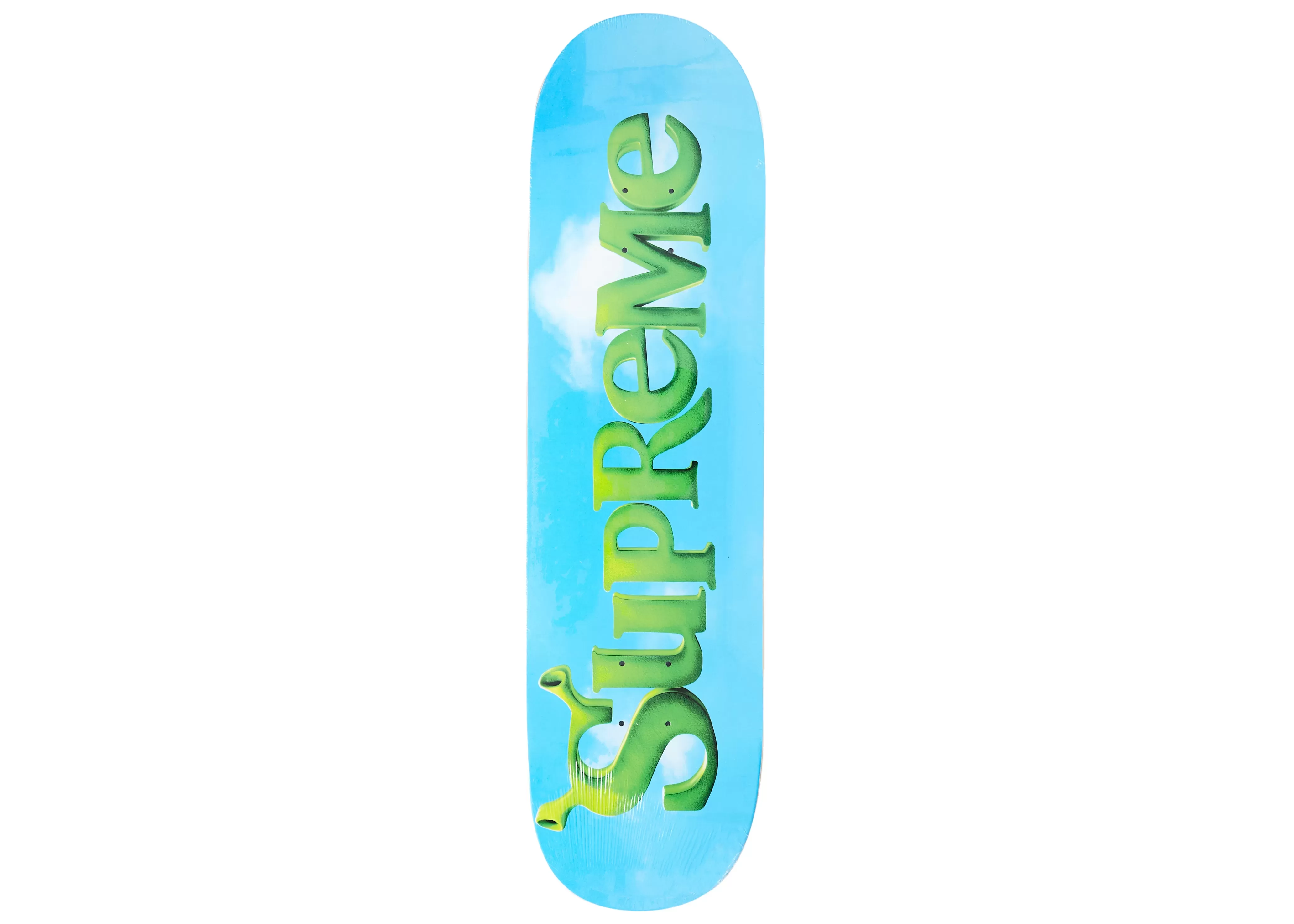 Supreme Shrek Skateboard Deck Blue