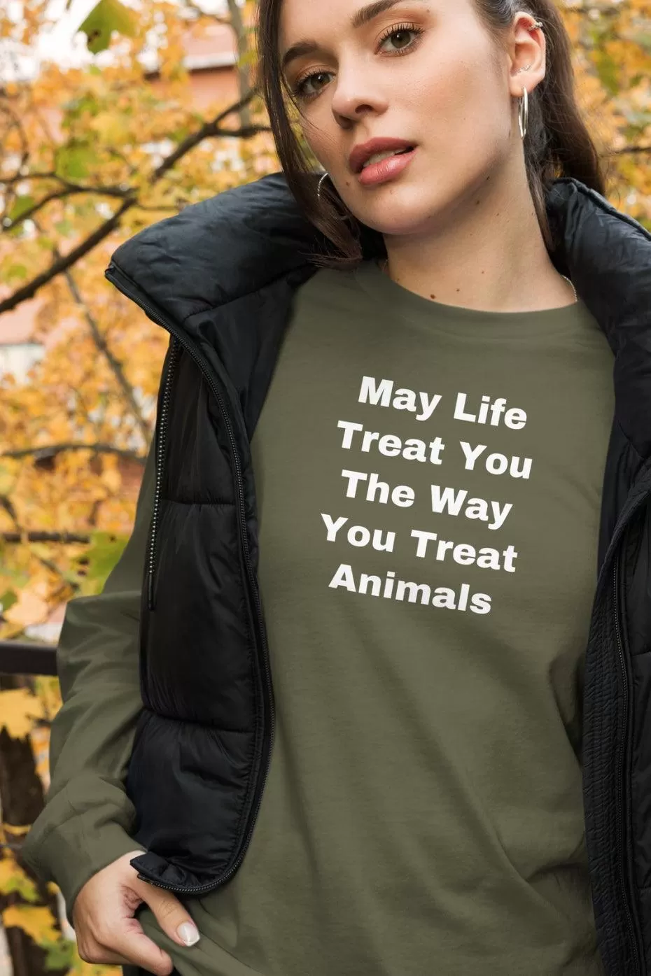 The Way You Treat Animals Unisex Long Sleeve Tee