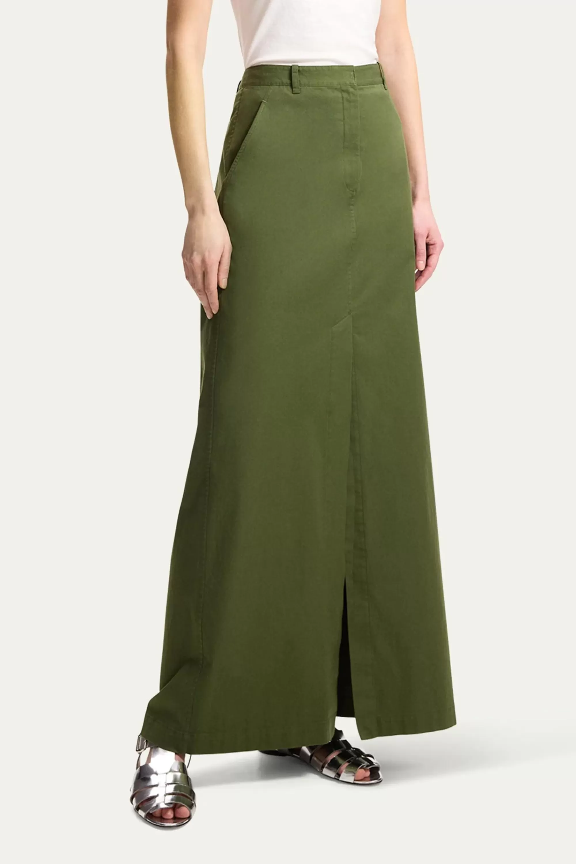 Theory Front Vent Maxi Skirt